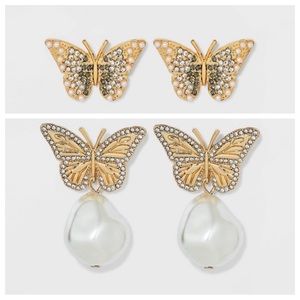 NEW SugarFix by Baublebar Earring Bundle- Butterflies